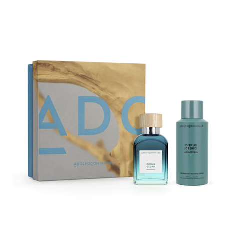 Adolfo Dominguez Agua Fresca Citrus Cedro Hombre EDT 120 ML + Deo 150 ML Set